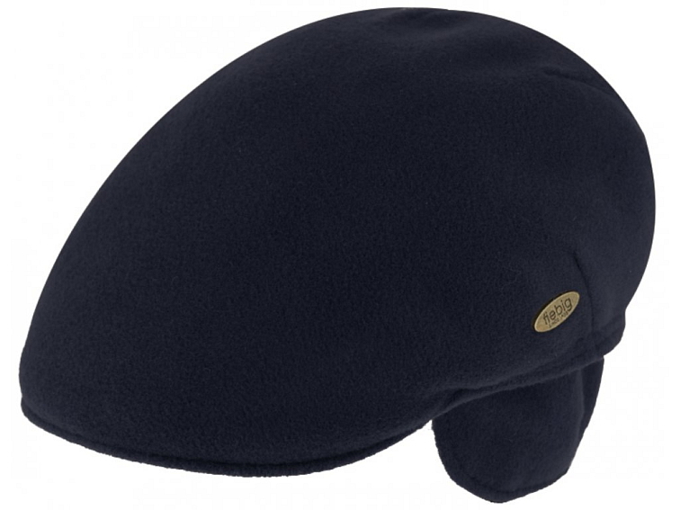 Zimní modrá bekovka driver cap od Fiebig - crushable (ušní klapky)