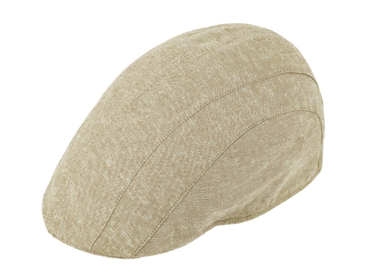 Pánská letní béžová bekovka od Fiebig - bavlna a len