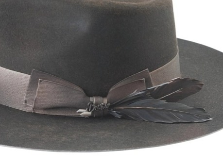 Pánský vlněný klobouk UPSTATE – vintage styl, ručně zdobený