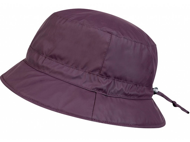 Nepromokavý fialový bucket hat - podzimní voděodolný klobouk - Fiebig 1903