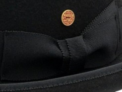 Černý pánský homburg - klobouk Mayser Homburg