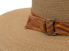 Letní dámský klobouk - porkpie s širší krempou - Mayser - UV faktor 80 - Mayser Astrid