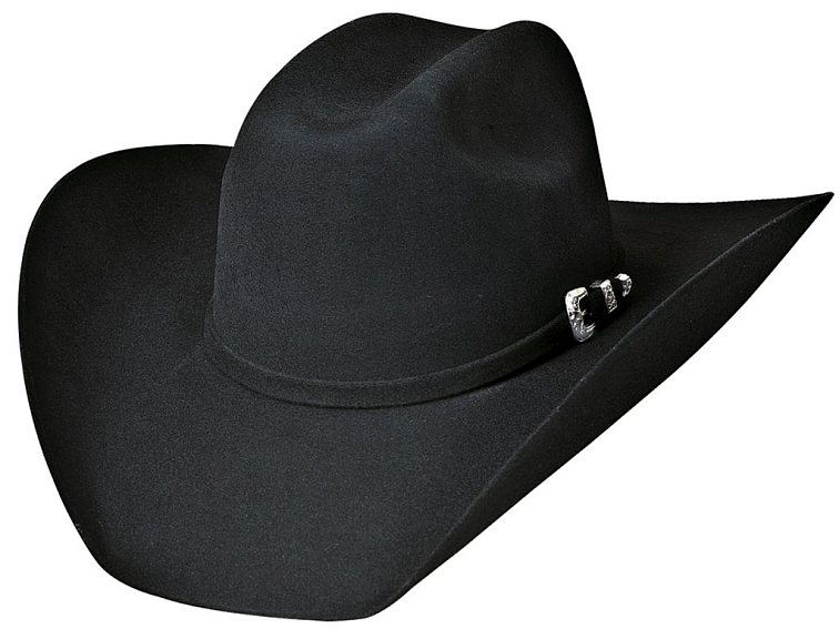 Westernový černý klobouk LEGACY 8x