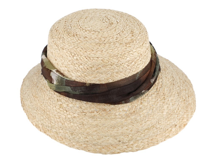 Dámský letní slaměný klobouk Cloche - Fiebig