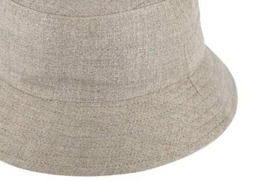 Bucket hat - letní lněný béžový klobouk - Fiebig 1903