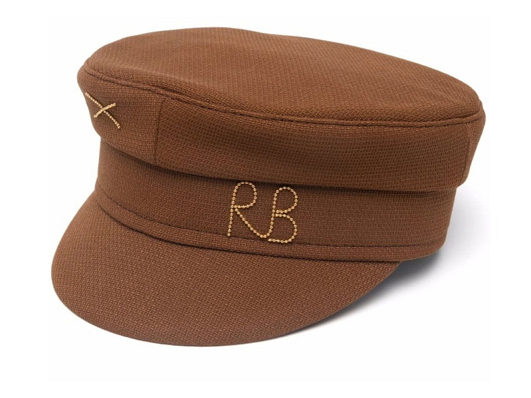 Kapitánka Ruslan Baginskiy - Monogram-embellished Baker Boy Cap