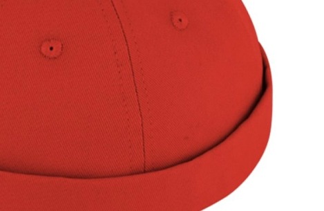 Bavlněná červená čepice - Docker - Fiebig