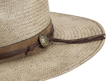 Pánský letní klobouk OASIS – Shantung Panama, ručně zdobený vintage styl