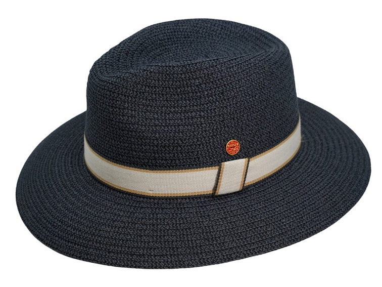 Slaměný crushable (nemačkavý) letní klobouk Fedora - Mayser Gedeon