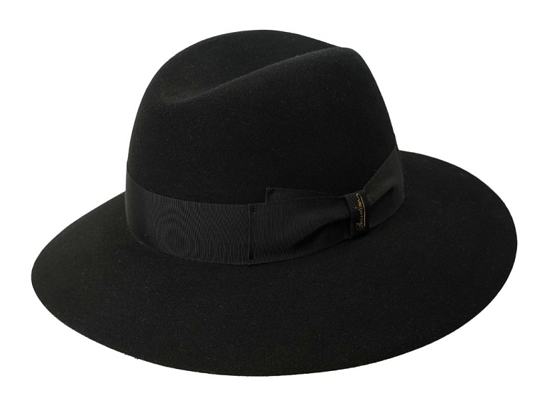 Dámský černý klobouk Borsalino - Claudette