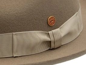 Plstěný béžový klobouk Mayser - City