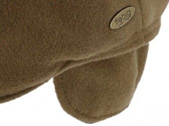 Zimní béžová bekovka driver cap od Fiebig - crushable (ušní klapky)