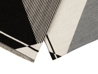 Zimní šedá šála od Fiebig