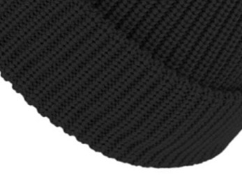 Černá unisex čepice Fiebig - 100 % vlna Merino - docker