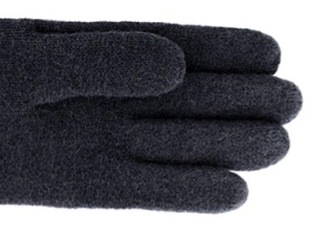 Panské modré pletené rukavice - Fiebig