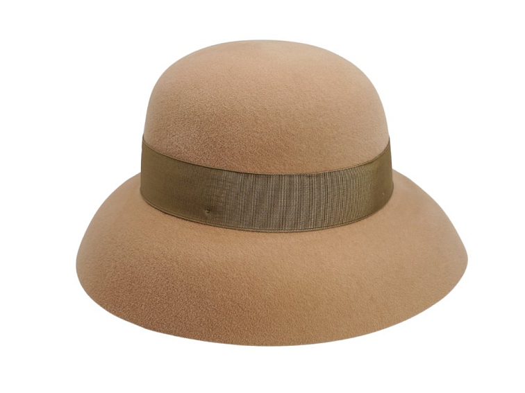 Luxusní dámský béžový klobouk AUDREY - Borsalino