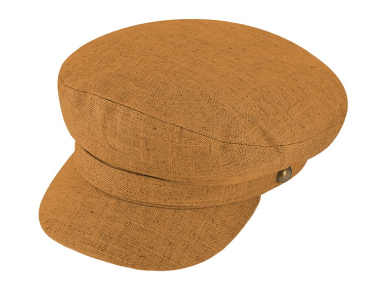 Námořnická lněná kapitánka - od Fiebig Cognac