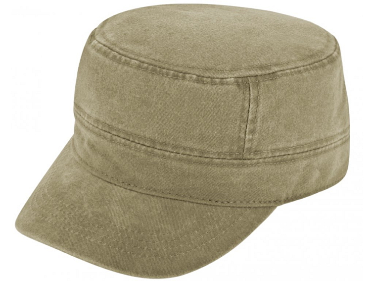 Vojenská kšiltovka béžová - Army Cap - sepraná bavlna