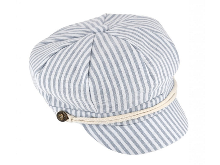 Dámská modrá letní bavlněná bekovka