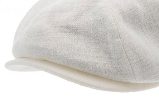 Extra objemná letní bílá bekovka 8-panel od CTH Ericson - Branson Ramie Off-white