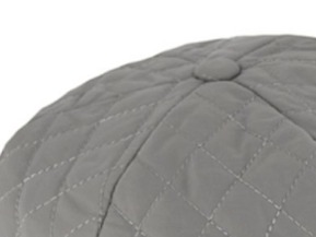 Dámská nepromokavá šedá prošívaná podzimní bekovka