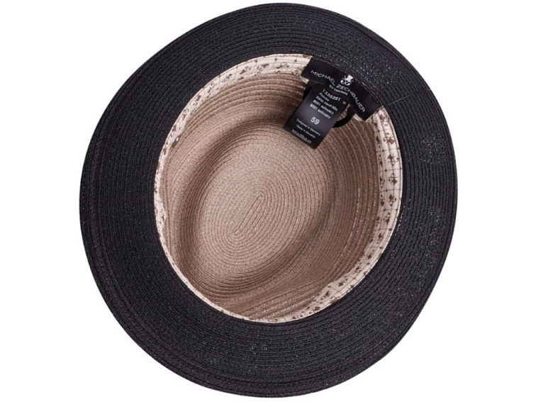 Černo černý crushable (nemačkavý) letní klobouk Trilby - Mayser Pablito, Limitovaná kolekce