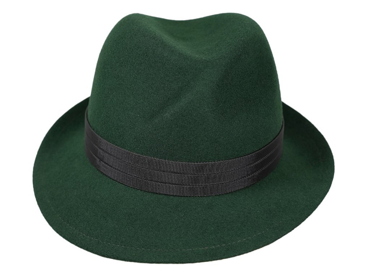 Dámský trilby zelený zimní klobouk Petra - Mayser Limitovaná kolekce