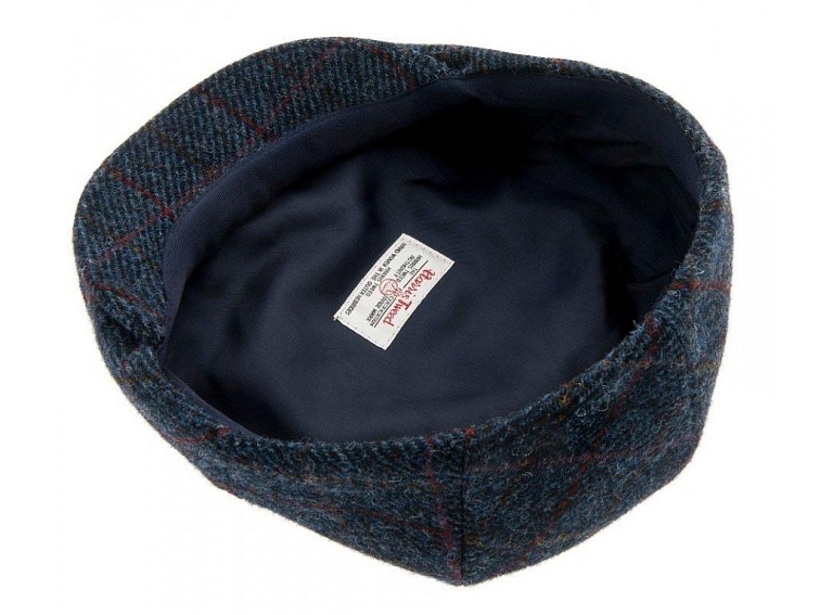 Zimní vlněná bekovka - driver cap od CTH Ericson - Blue Tweed