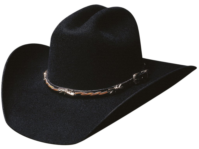 Černý westernový klobouk BUCKAROO 6X