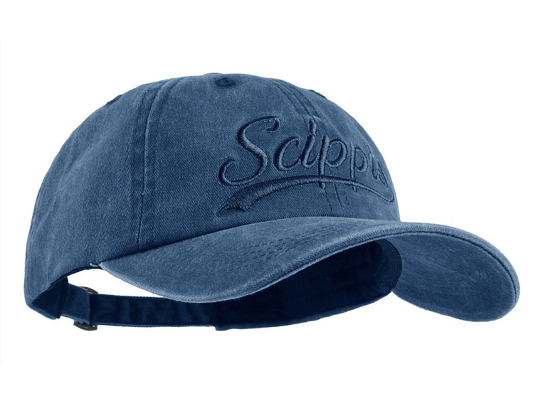 Australská modrá kšiltovka z seprané bavlny - SCIPPIS CAP