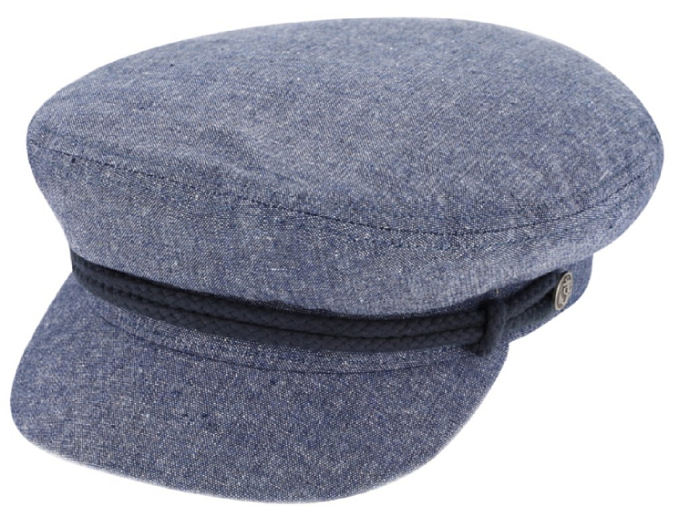 Námořnická kapitánka - Riders Cap Cotton - modrá bavlněná
