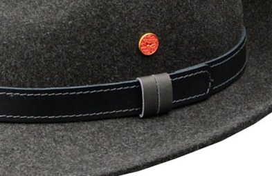 Cestovní nemačkavý voděodolný šedý klobouk Mayser - Denver Traveller