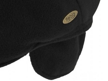 Zimní černá bekovka driver cap od Fiebig - crushable (ušní klapky)
