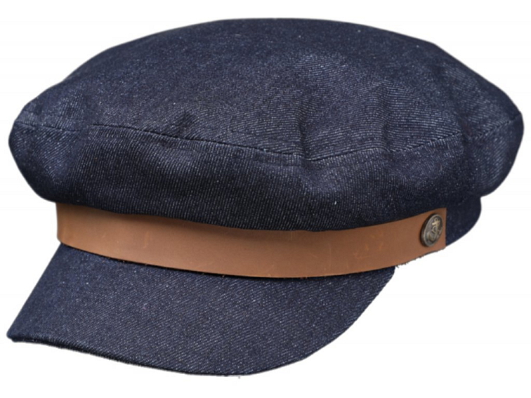 Námořnická kapitánka - Riders Cap Jeans - modrá džínová