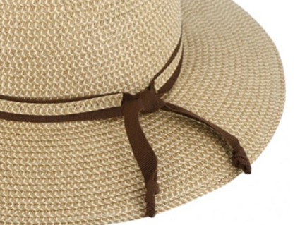 Klasický dámský slaměný klobouk Fiebig - Brim Hat Melange