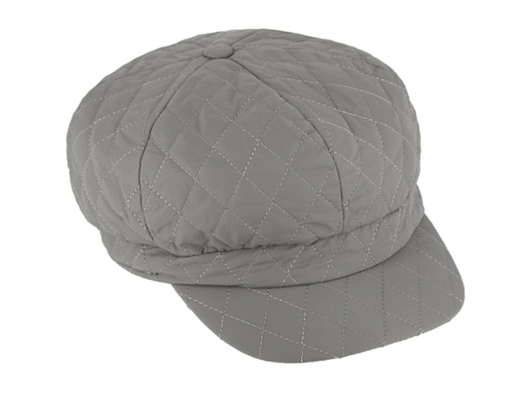 Dámská nepromokavá šedá prošívaná podzimní bekovka