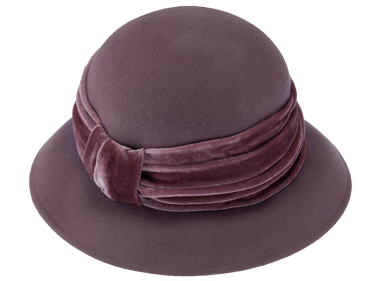 Dámský plstěný klobouček Cloche - Fiebig