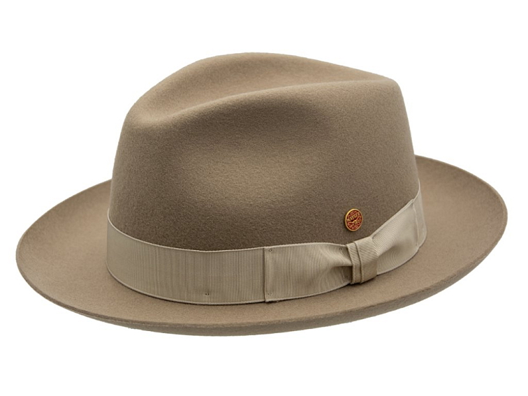 Plstěný béžový klobouk Mayser - City