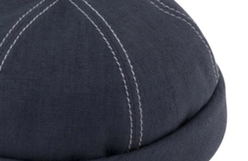 Lněná čepice - Docker tmavě modrá - 8821108