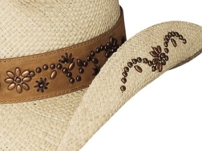 Westernový klobouk MORE THAN A MEMORY – ručně zdobený