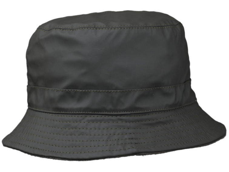 Zelený bucket hat (oboustranný) - nepromokavý podzimní klobouk - Fiebig 1903