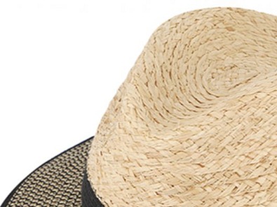 Letní crushable fedora klobouk od Fiebig - Traveller Raffia