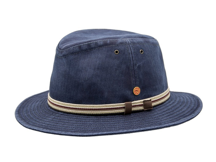 Outdoorový modrý klobouk - Mayser Menowin (UV faktor 80)