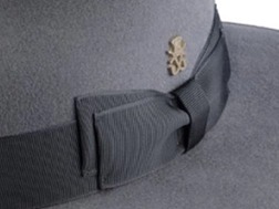 Luxusní šedý klobouk Mayser s širší krempou - Pio