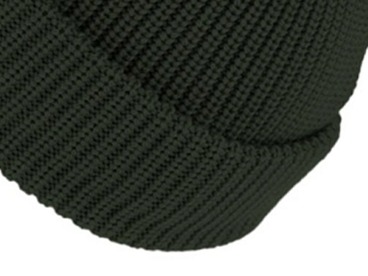 Zelená unisex čepice Fiebig - 100 % vlna Merino - docker