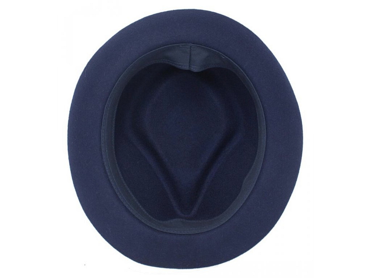 Modrý trilby klobouk s hnědou stuhou - Goorin Bros Fabyan Park