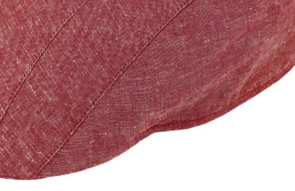 Pánská letní červená bekovka od Fiebig - bavlna a len