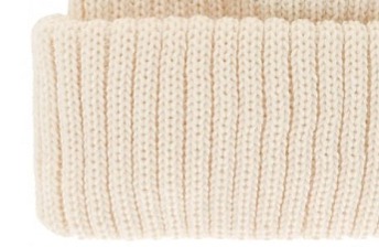 Bílá unisex čepice CTH Ericson - 100 % vlna - Nelson Wool Knit