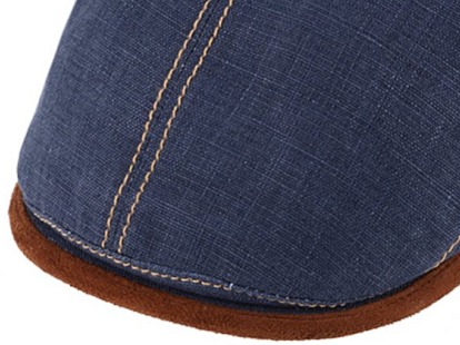 Pánská modrá letní bekovka s UV faktorem 50 - Fiebig since 1903