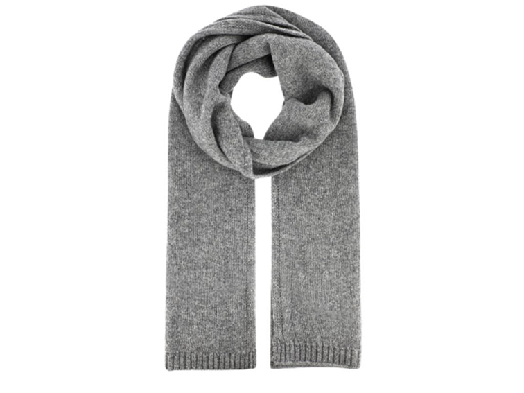 Šedá vlněná šála od Fiebig